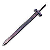 épée cosplay a inspiré par le destin / séjour d'une nuit sabre excalibur noir