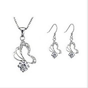 Fabulous Alloy With Crystal / Rhinestone Women's Jewelry Set Including Necklace,Earrings(More Colors)