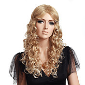 Capless High Quality Synthetic Long Wavy Blonde Wig