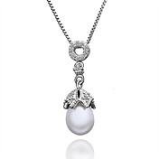 Cuprum Elegante Con Collane Cubic Zirconia / Pearl Donna