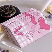Sweet Love Gast Handtücher (Set von 12 Packs)