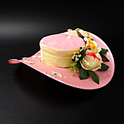 Chic raso / pizzo / lega con matrimonio Fiore / Festeggiare / Luna di miele Hat