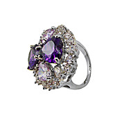Qualität Fashion platiniert Alloy Zirkonia Ring