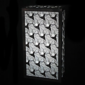 40W Chic Wall Light with Sculptured Stainless Steel Shade in Geometric Lines Style(T6 Light Tube)