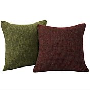 Conjunto de 2 fronha decorativa texturizados