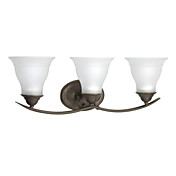 180W Modern Wall Light with White Opal Acid Etch Glass Shades
