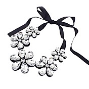 Kvinner Sweet Crystal Flowers halskjede