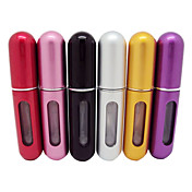 5ml Portable Mini Capsule aluminium de style Case jet de bouteille de parfum de voyage (couleur aléatoire)