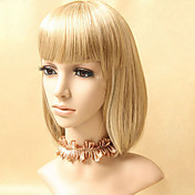 Handmade Coffee Satin Aristocrat Lolita Necklace