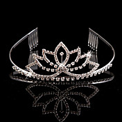 Gorgeous Alloy And Rhinestone With Comb Women's Wedding Tiaras