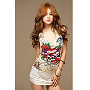 Vrouwen Skull Print Tanks