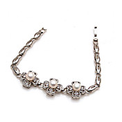 Copper With Imitation Pearl Women's Bracelets