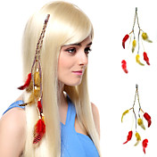 High Quality Synthetic Colorful Feather Hair Extension