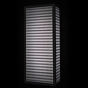 40W Artistic Wall Light with Striated Sculptured Stainless Steel Shade(T6 Light Tube)