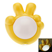 Palm a forma di lampada della luce di sensore di luce bianca a LED Night (220V)