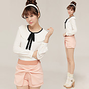 Women's Chiffon Tie Front Pleated Shirt