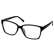 Unisex trasparenti Lens Black Frame vetri ottici
