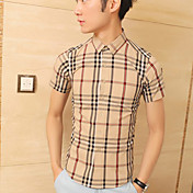 Männer Casual prüfen Short Sleeve Shirt