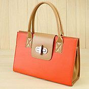 Elegant Vintage Contrast Color Tote