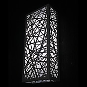 40W Modern Wall Light with Scratched Sculptured Cubic Stainless Steel Shade(T6 Light Tube)