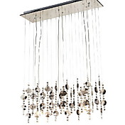 120W Modern Crystal Pendant Light with 6 G4 Lights