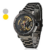 Herren Armbanduhr Stil Stahl Analog Water Resistant Mechanische Uhr (verschiedene Farben)