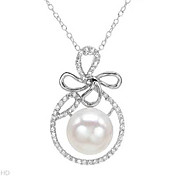18 Inch Gorgeous Brand New Freshwater Pearl Sterling Silver Necklace