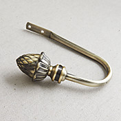 Pineapple Kreuzblume Antique Bronze-Finish Holdbacks (One Pair)