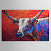 Hand Painted Oliemaleri Animal Bull 1304-AN0073