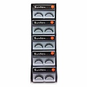 10 Pair Black Machine Made False Eyelashes SL015