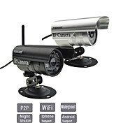 wanscam - outdoor mini draadloze waterdichte IR IP camera met gratis p2p