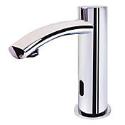 Chrome Deck Stile moderno finitura in ottone montato sensore Lavandino del bagno rubinetti
