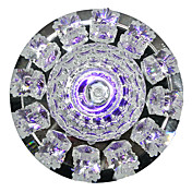 1W Modern Led Flush Mount DYC011 in Floral Crystal Design for Porch/Corridor/Aisle