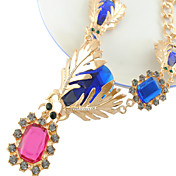 Moda Liga / Pedrinhas com colar de cristal Mulheres