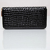 Lady's Vintage Stone Patroon Zipper Wallet