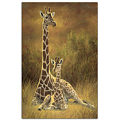 Gedruckt Art Animal Mother & Son von Lucie Bilodeau
