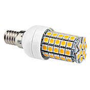 E14 6W 59x5050SMD 540LM 2800-3500K Warm White Light Bulb LED milho (220-240V)