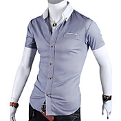 White Collar tempo libero Camicia a maniche corte Uomo Slim