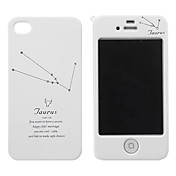 Taurus Pattern Hard Full Body Case for iPhone 4/4S