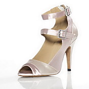 Mujeres personalizadas cuero superior Correa Arco Latino / Ballroom Dance Shoes
