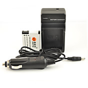 DSTE Volledige Coded 3,7 V 1300mAh Li-ion batterij & US Plug Lader & Car Charger voor GoPro Hero2 Camera