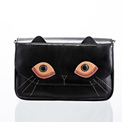 Lady's Fashion Lovely Little Cat Pattern Crossbody Bag
