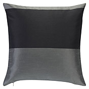 Elegante Jacquard Polyester fronha decorativa Preto