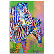 Printed Art Animal Zebra by Richard Wallich