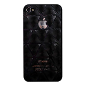 3D regelmäßigen Muster Vorder-und Rückseite Screen Protector für iPhone 4/4S