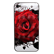 3D Rose Pattern Front and Back Screen Protector for iPhone 4/4S