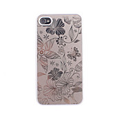 Rame Scheda Fiore modello Custodia rigida per iPhone 4/4S (colori assortiti)