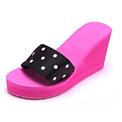 Stylish Leatherette Wedge Heel Sandals Party / Casual Shoes