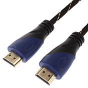 velocità di hdmi 1.4v di sostegno 3d alta per Smart LED HDTV, Apple TV, DVD Blu-ray (3 m)