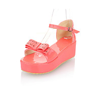Stylish Patent Leather Platform Heel Sandals With Bowknot/Buckle Party / Evening Shoes (More Colors)